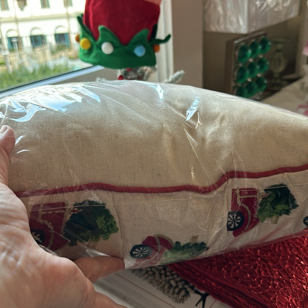 20x20 Christmas tree buggy pillow - Picture 8 of 9